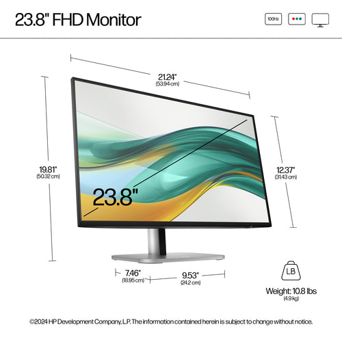 HP 9D9L6UT - S5 Pro 23.8IN FHD 524pf Monitor
