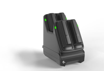 Zebra MC22/MC27 4-Slot Battery Charger Chargers Four Spare Batt