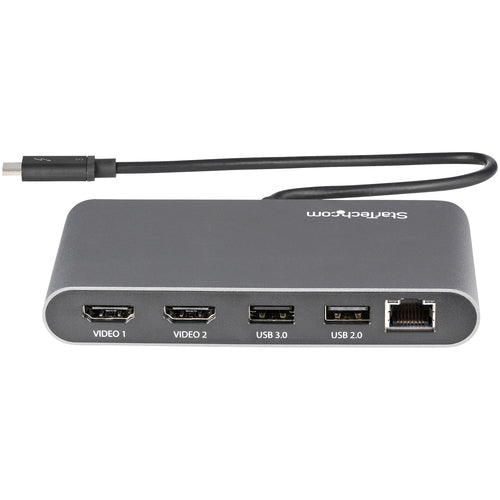 StarTech.com TB3DKM2HDL - MINI TB 3 WITH 30CM+ TETHER CABLE