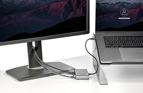 StarTech.com TB3DKM2HDL - MINI TB 3 WITH 30CM+ TETHER CABLE