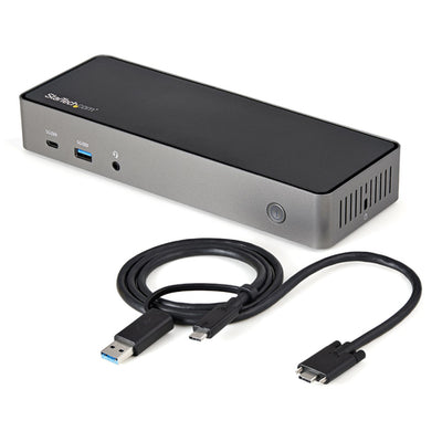 DK31C3HDPD - STARTECH.COM USB-A/USB-C HYBRID DOCK TRIPLE 4K 60HZ HDMI/DISPLAYPORT 85W PD 3 YR