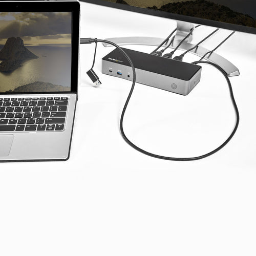 DK31C3HDPD - STARTECH.COM USB-A/USB-C HYBRID DOCK TRIPLE 4K 60HZ HDMI/DISPLAYPORT 85W PD 3 YR