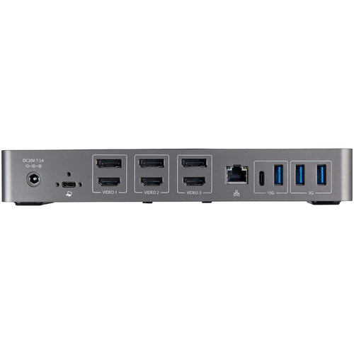 DK31C3HDPD - STARTECH.COM USB-A/USB-C HYBRID DOCK TRIPLE 4K 60HZ HDMI/DISPLAYPORT 85W PD 3 YR
