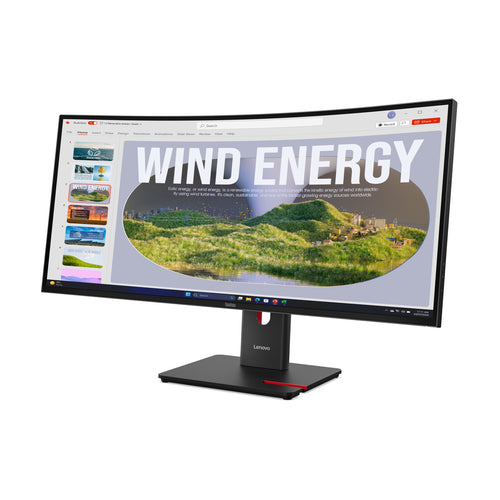 Lenovo 64AEGAR1AU - T34WD-40 34IN WQHD (HDMI+DP+USB-C) 3YR