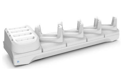 Zebra TC21/TC26 HC WHITE FIVE SLOT CHARGE ONLY CRADLE 4+4