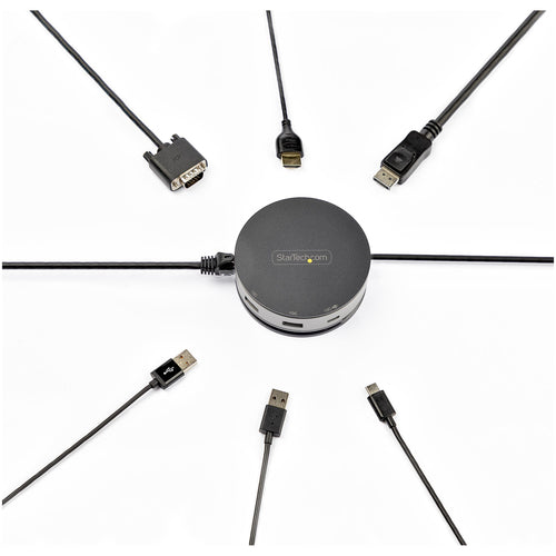 DKT31CHDVCM - STARTECH.COM USB C MULTIPORT ADAPTER - MINI DOCK HDMI/DP/VGA - PD/USB/GBE 3 YR