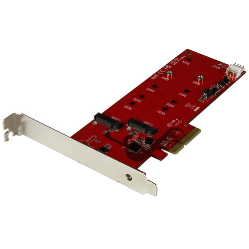 StarTech.com PEX2M2 - 2x M.2 SSD Controller Card - PCIe