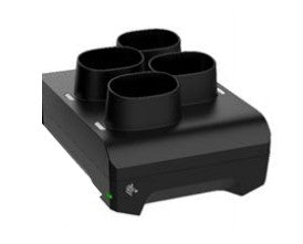 Zebra CS6080 CORDLESS 4-SLOT BATTERY SHARECRADLE INDUCTIVE BLK PSU DC