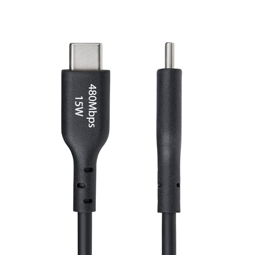 StarTech.com USB2AC1MNC - 1m USB-A to USB-C Charging Cable Black