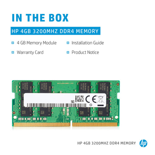 HP 4Gb PC4-3200AA-S Non-ECC UB SODIMM for Laptops