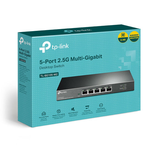 TP-Link TL-SG105-M2 - TP LINK 5-Port 2.5G Desktop Switch