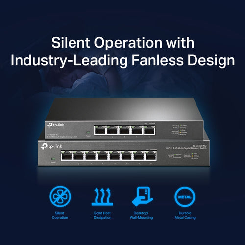 TP-Link TL-SG105-M2 - TP LINK 5-Port 2.5G Desktop Switch