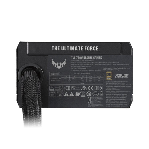 90YE00D0-B0ZA00 - ASUS TUF GAMING 750W MILITARY-GRADE CERTIFICATION 80 PLUS BRONZE POWER SUPPLY