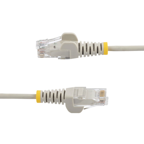 StarTech.com N6PAT50CMGRS - Cable - Grey Slim CAT6 Patch Cord 0.5m