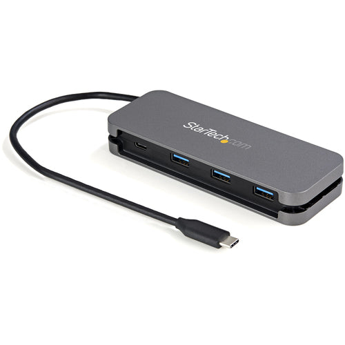 StarTech.com HB30CM3A1CB - 4 Port USB C Hub 5Gbps 3A/1C- 11in Cable