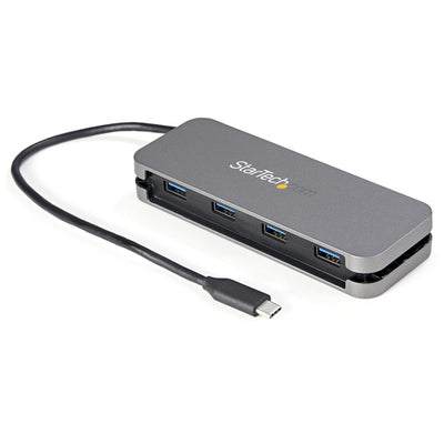 StarTech.com HB30CM4AB - 4 Port USB C Hub 5Gbps - 4A - 11in Cable
