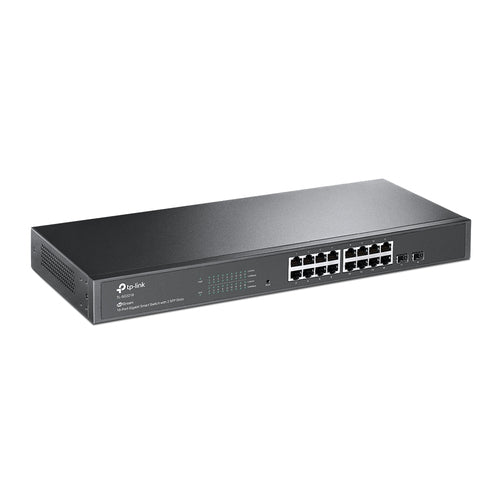 TP-Link TL-SG2218 - TP LINK JetStream 16-Port Gigabit Smart Switch with 2 Gigabit SFP Slots