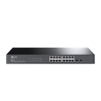 TP-Link TL-SG2218 - TP LINK JetStream 16-Port Gigabit Smart Switch with 2 Gigabit SFP Slots