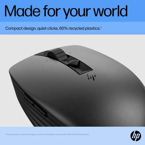 6E6F2AA - HP 710 RECHBL Silent BLK Bluetooth Mouse
