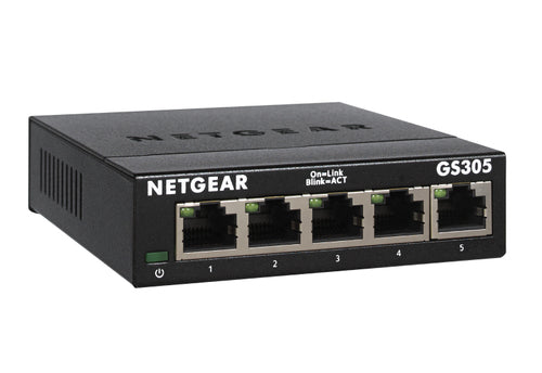 Netgear GS305-300AUS - SOHO 5 PORT GB UNMGD SWTCH