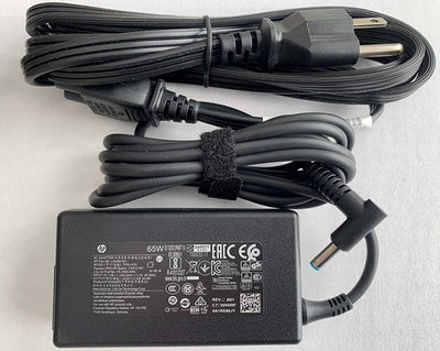 L25298-002 - HP Power Adapter AC 65W 4.5mm Tip R/A 19VDC Output - C6 3-Pin AC Input