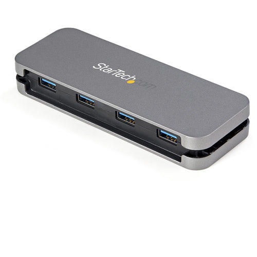 StarTech.com HB30AM4AB - 4 Port USB 3.0 Hub 5Gbps 4A - 28cm Cable
