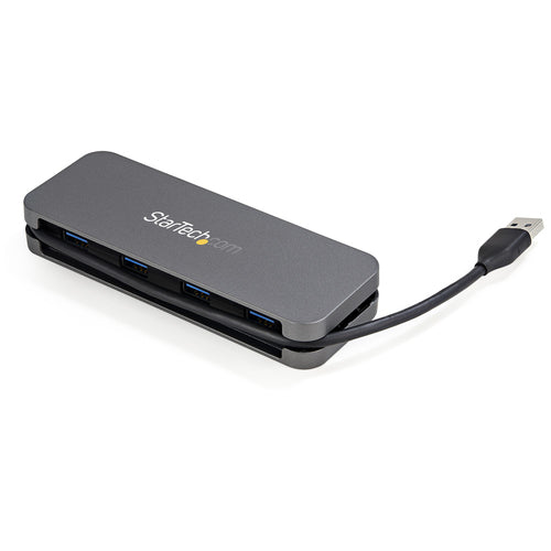 StarTech.com HB30AM4AB - 4 Port USB 3.0 Hub 5Gbps 4A - 28cm Cable