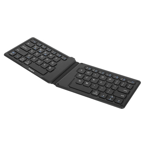 TARGUS ERGONOMIC FOLDABLE BLUETOOTH ANTIMICROBIAL KEYBOARD