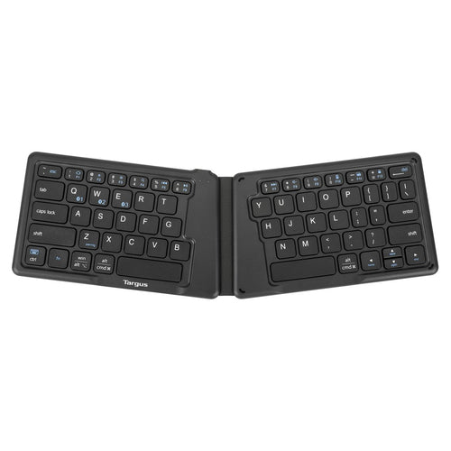TARGUS ERGONOMIC FOLDABLE BLUETOOTH ANTIMICROBIAL KEYBOARD