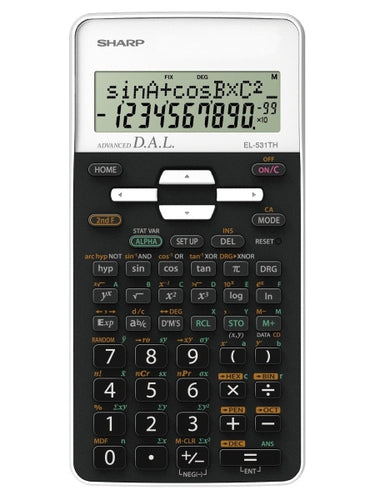 EL531THBWH - Sharp EL-531THBWH Scientific Calculator with Cover