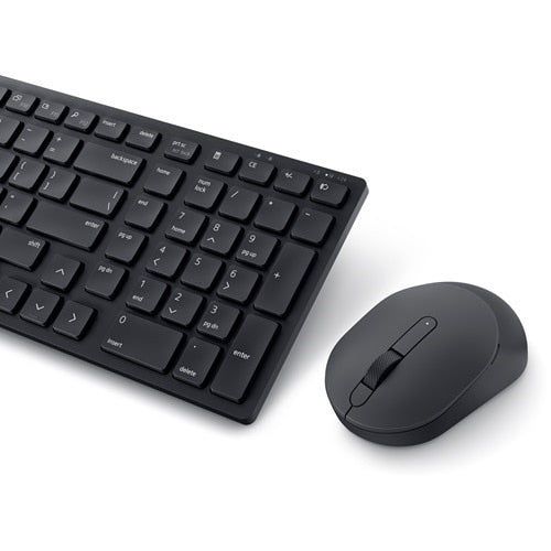 DELL SILENT KEYBOARD AND MOUSE US ENGLISH - KM555 -RETAIL PKG -3YR ADV EXC SERV-SNP