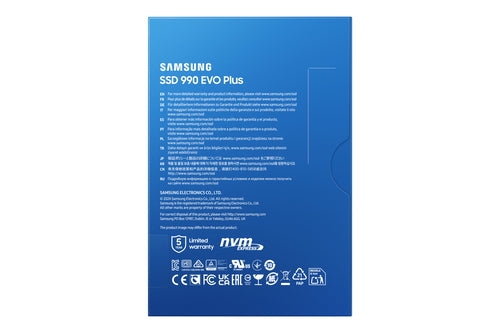 MZ-V9S2T0BW - Samsung 990 EVO Plus 2TB M.2 2280 PCIE NVME SSD