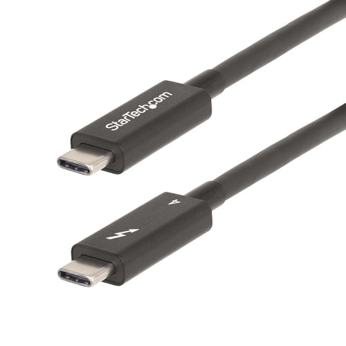 STARTECH.COM 6FT (2M) THUNDERBOLT 4 CABLE, 40GBPS, 100W PD, INTEL-CERTIFIED TB CABLE 2 YR