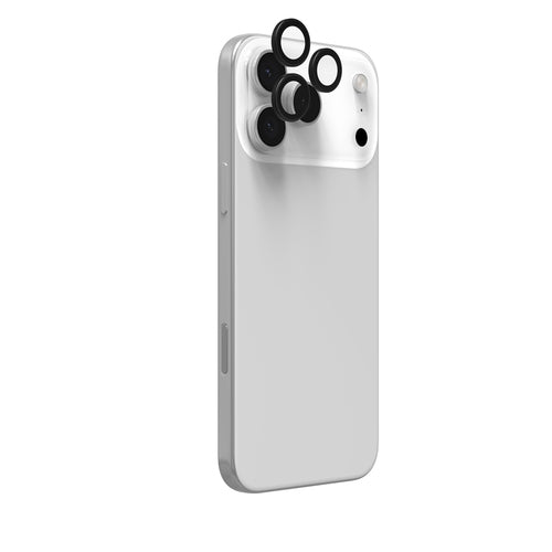 ZAGG InvisibleShield Premium CameraRings Lens Protector, Black, Apple iPhone 17 Pro, iPhon
