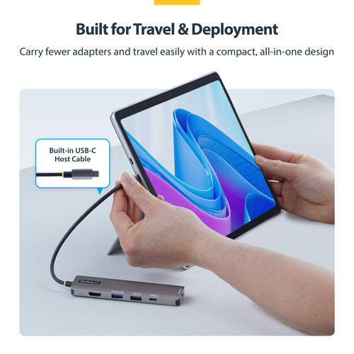 StarTech.com 164B-USBC-MULTIPORT - USB-C HDMI Multiport Hub 4K 60Hz