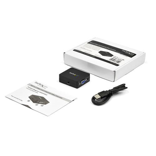 StarTech.com VGA2VID2 - Adapter - VGA to RCA Converter - 1080p