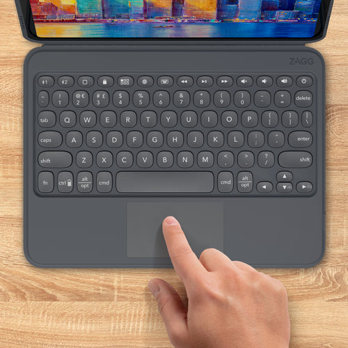 Zagg International 103407950 - ZAGG-Keyboard-Pro Keys Touch-Apple-iPad 10.2 Pro-FG-Charcoal