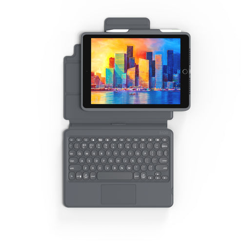 Zagg International 103407950 - ZAGG-Keyboard-Pro Keys Touch-Apple-iPad 10.2 Pro-FG-Charcoal