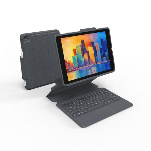 Zagg International 103407950 - ZAGG-Keyboard-Pro Keys Touch-Apple-iPad 10.2 Pro-FG-Charcoal