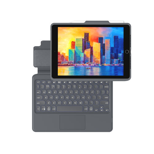 Zagg International 103407950 - ZAGG-Keyboard-Pro Keys Touch-Apple-iPad 10.2 Pro-FG-Charcoal