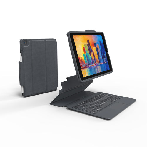 Zagg International 103407950 - ZAGG-Keyboard-Pro Keys Touch-Apple-iPad 10.2 Pro-FG-Charcoal