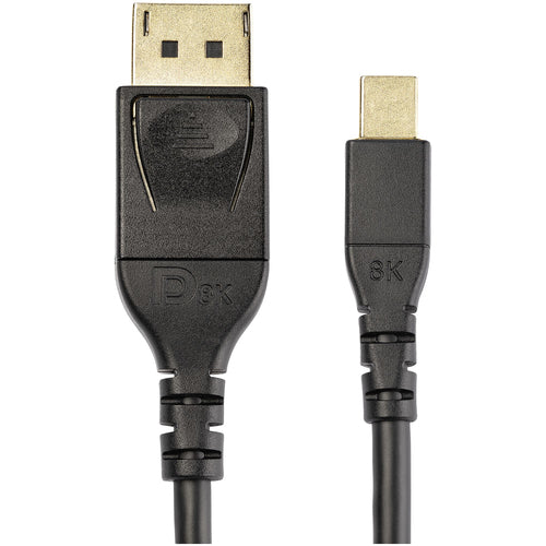 StarTech.com DP14MDPMM1MB - 3ft 8K Mini DP to DisplayPort 1.4 Cable