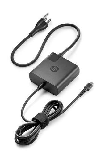 L65505-003 - HP Power Adapter AC 65W USB-C Output - C6 3-Pin AC Input - Slim Travel