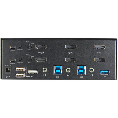 StarTech.com SV231DHU34K6 - 2 Port Dual Monitor HDMI KVM Switch 4K60