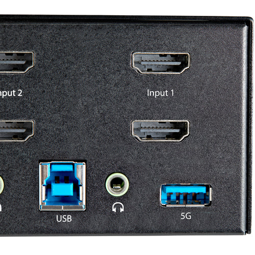 StarTech.com SV231DHU34K6 - 2 Port Dual Monitor HDMI KVM Switch 4K60