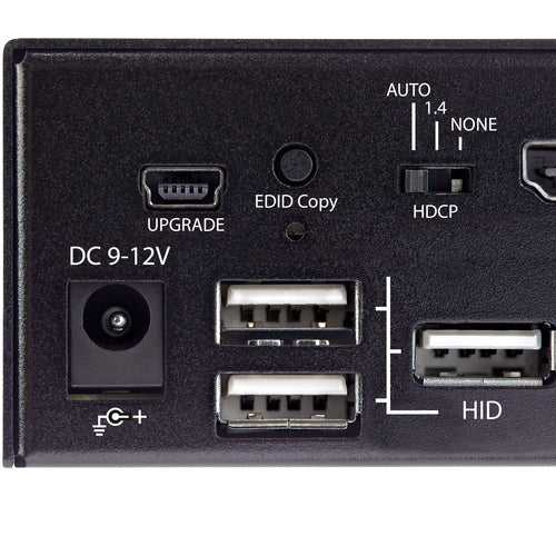 StarTech.com SV231HU34K6 - 2 Port HDMI KVM Switch 4K 60Hz w USB Hub