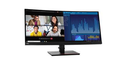 63F2RAR3AU - LENOVO P34W-20, 34" GEBOGENES IPS WQHD (21:9), DP+HDMI+USB-C, USB HUB, NEIGEN/DREHEN/HÖHENVERSTELLBAR, 3 JAHRE