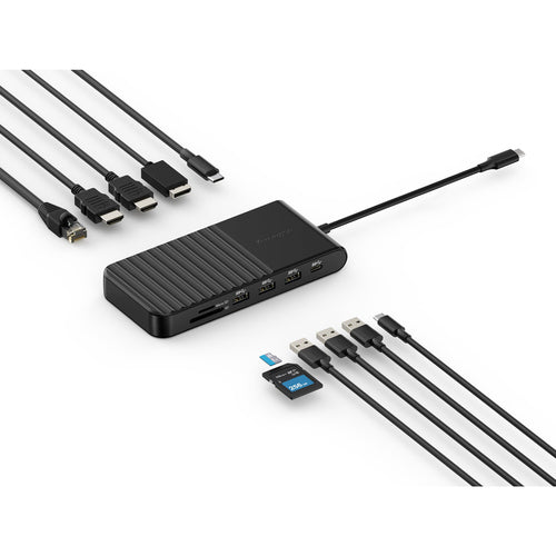 K34040WW - KENSINGTON UH1510P EQ TRIPLE DISPLAY DRIVERLESS MOBILE DOCK, 85W USB-C, HDMI(2), DP(1), 3Y