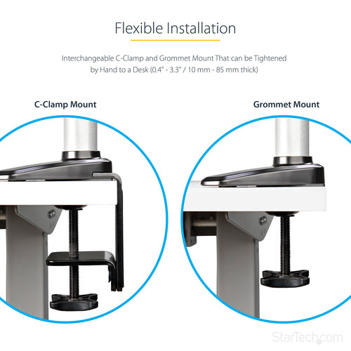 StarTech.com ARMUNONB1 - Desk Mount Laptop Arm or Monitor Mount