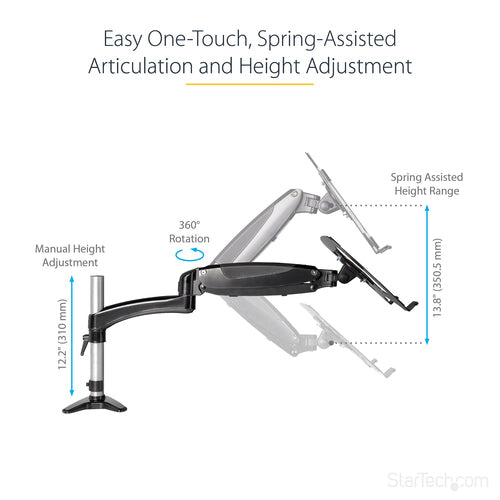 StarTech.com ARMUNONB1 - Desk Mount Laptop Arm or Monitor Mount